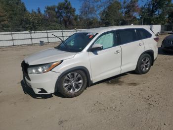  Salvage Toyota Highlander