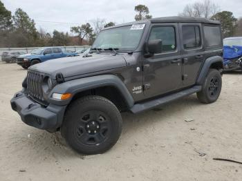  Salvage Jeep Wrangler