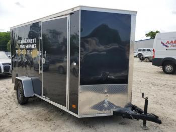  Salvage Covered Wagon Traile Cargo Trai