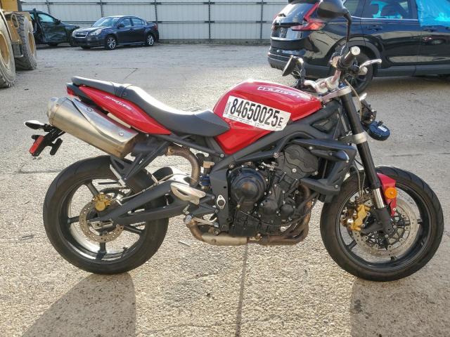  Salvage Triumph Motorcycle Street