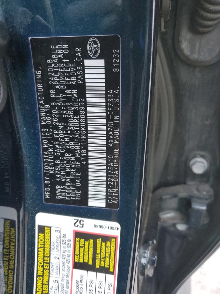 Toyota Camry L Image 8