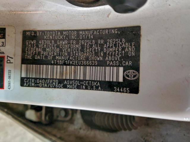 Toyota Camry L Image 10