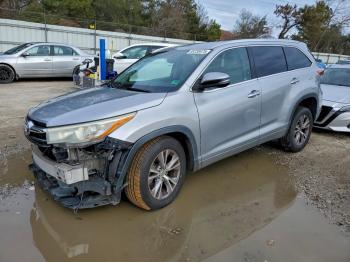  Salvage Toyota Highlander