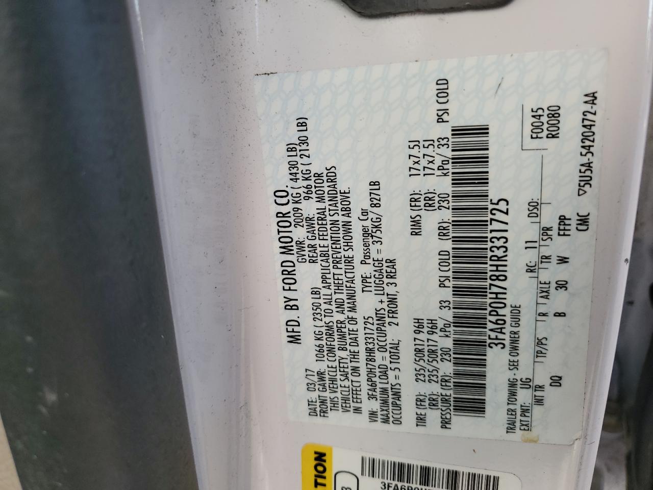 Ford Fusion Se Image 11