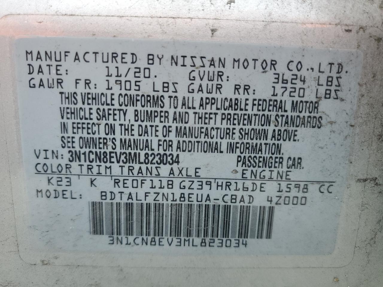 Nissan Versa Sv Image 12