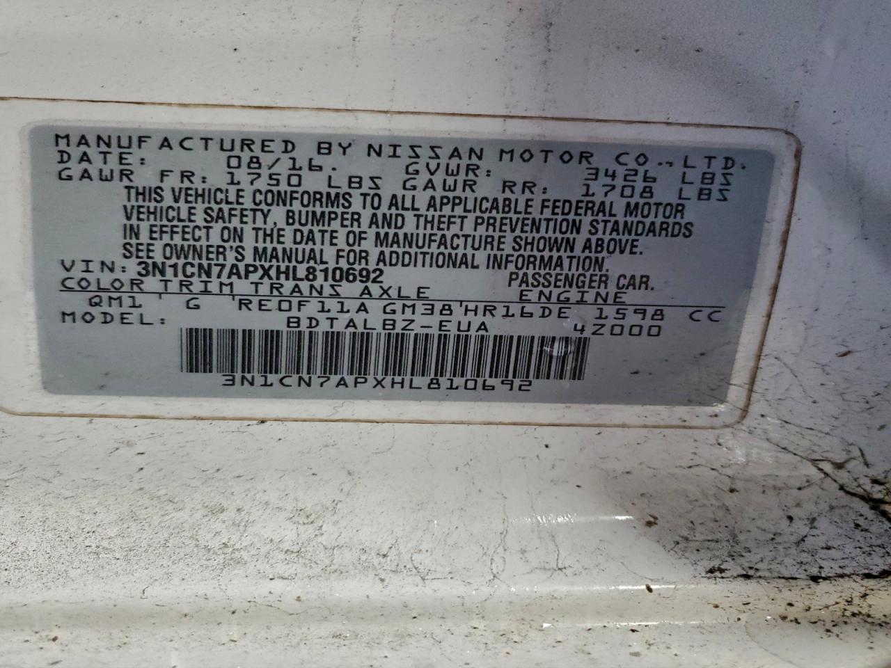 Nissan Versa S Image 11