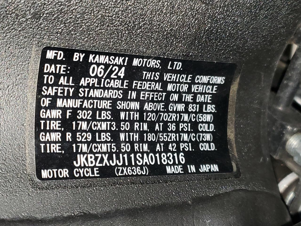 Kawasaki Zx636 K K Image 7