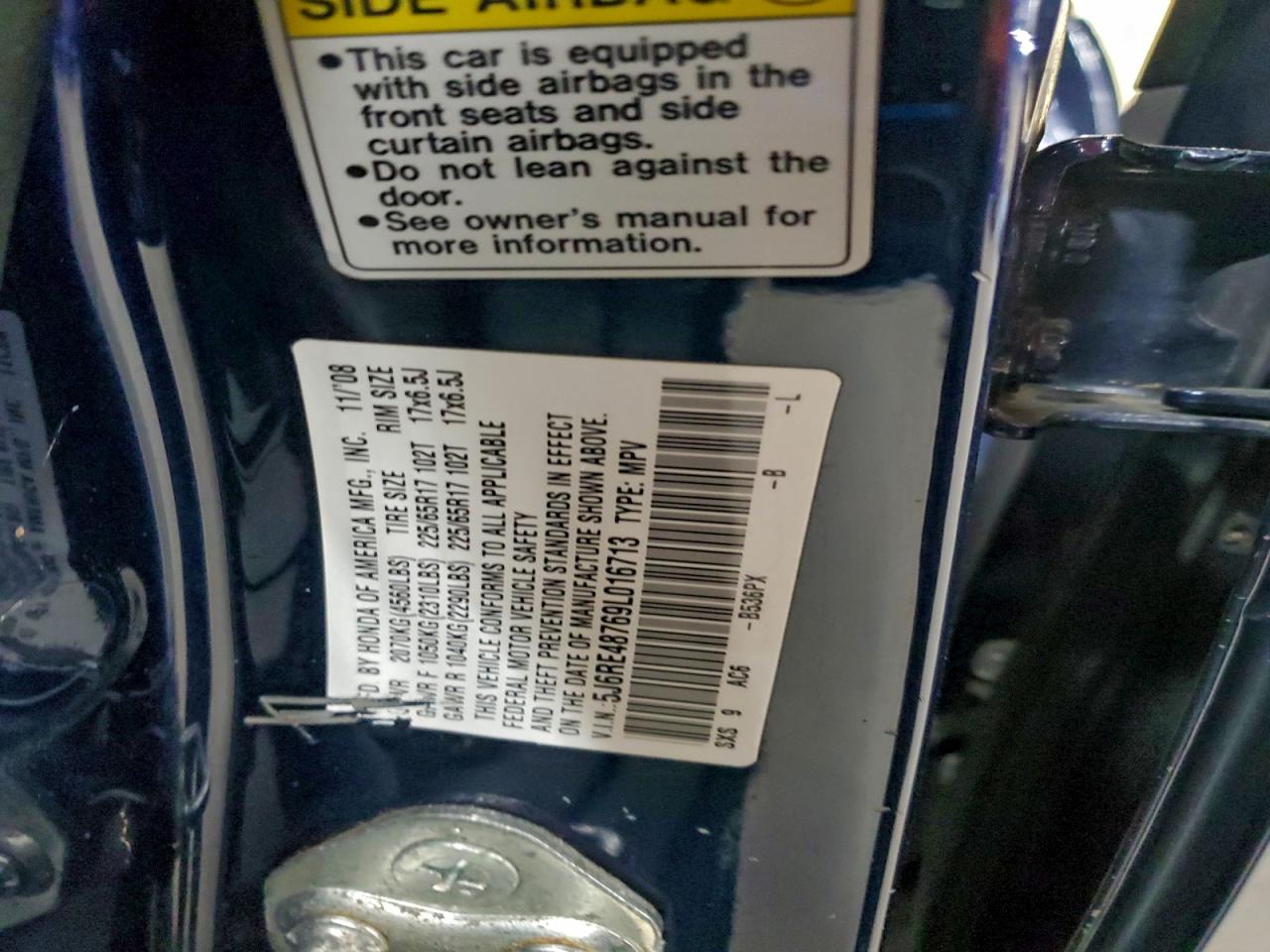 Honda Crv Exl Image 10