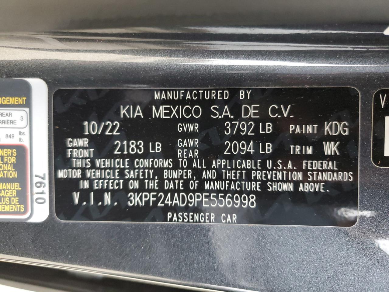 Kia Forte Lx Image 10