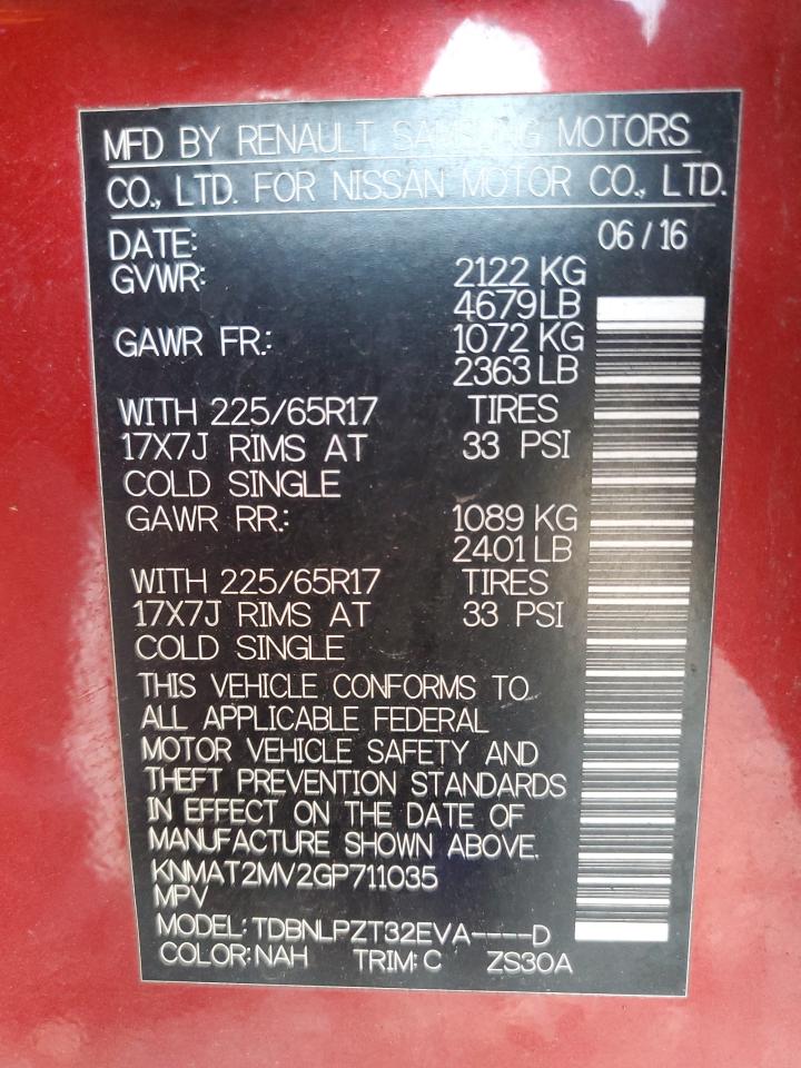 Nissan Rogue S Image 7