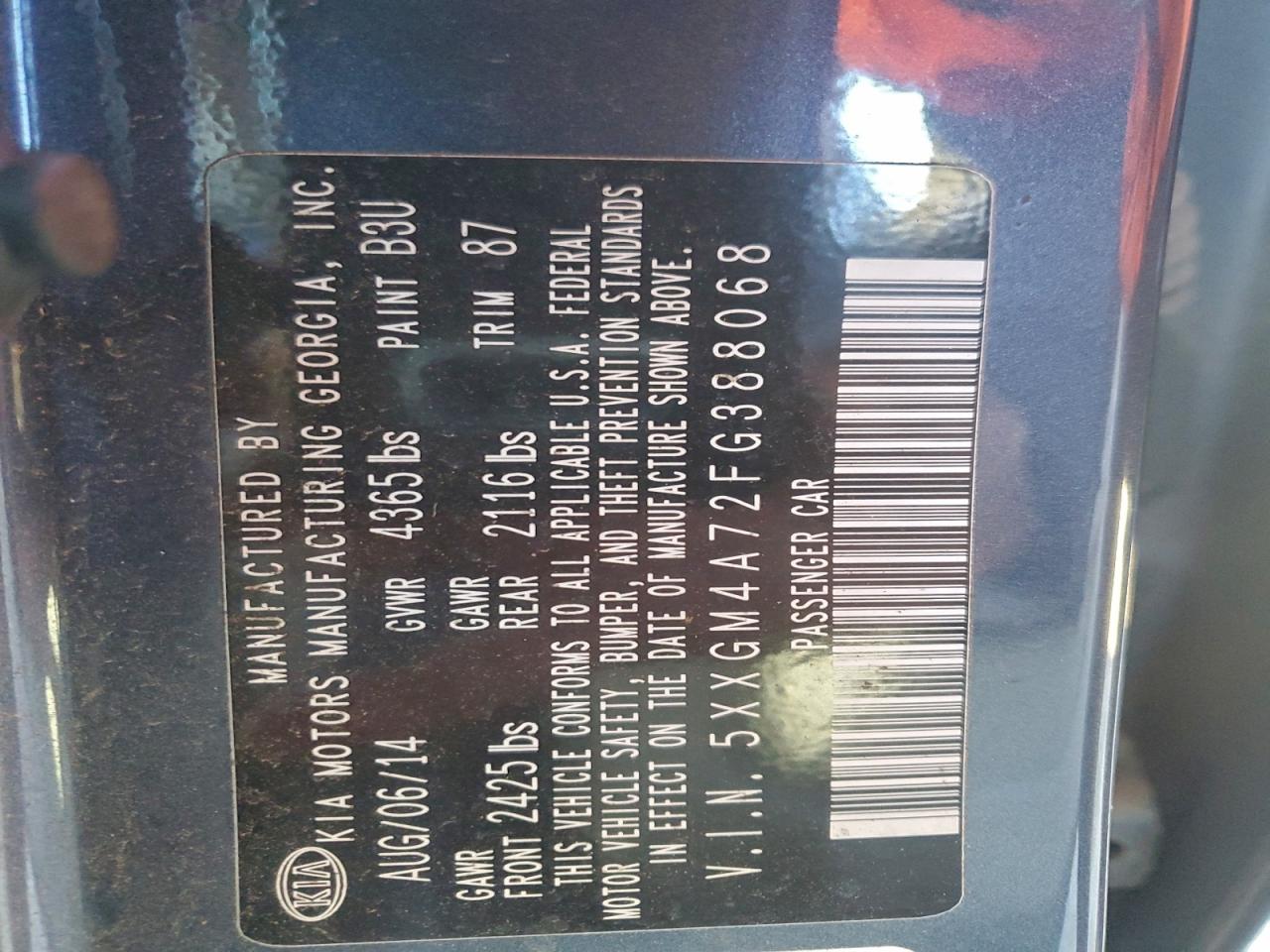 Kia Optima Lx Image 10