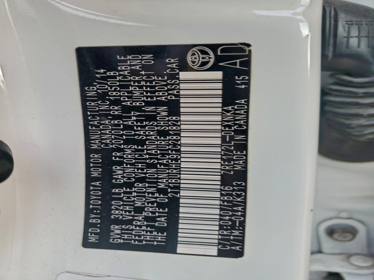 Toyota Corolla L Image 11