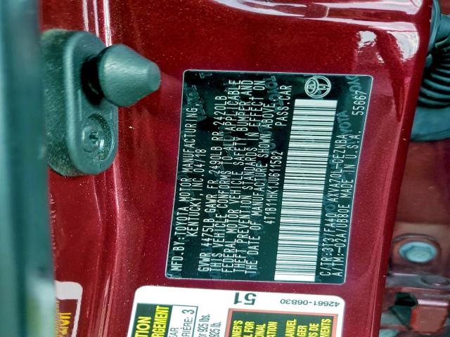 Toyota Camry L Image 11