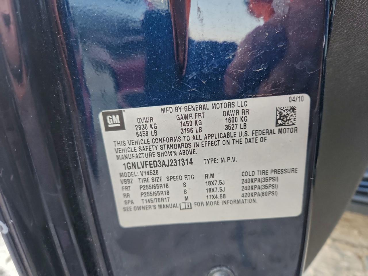 Chevrolet Traverse Lt Image 13