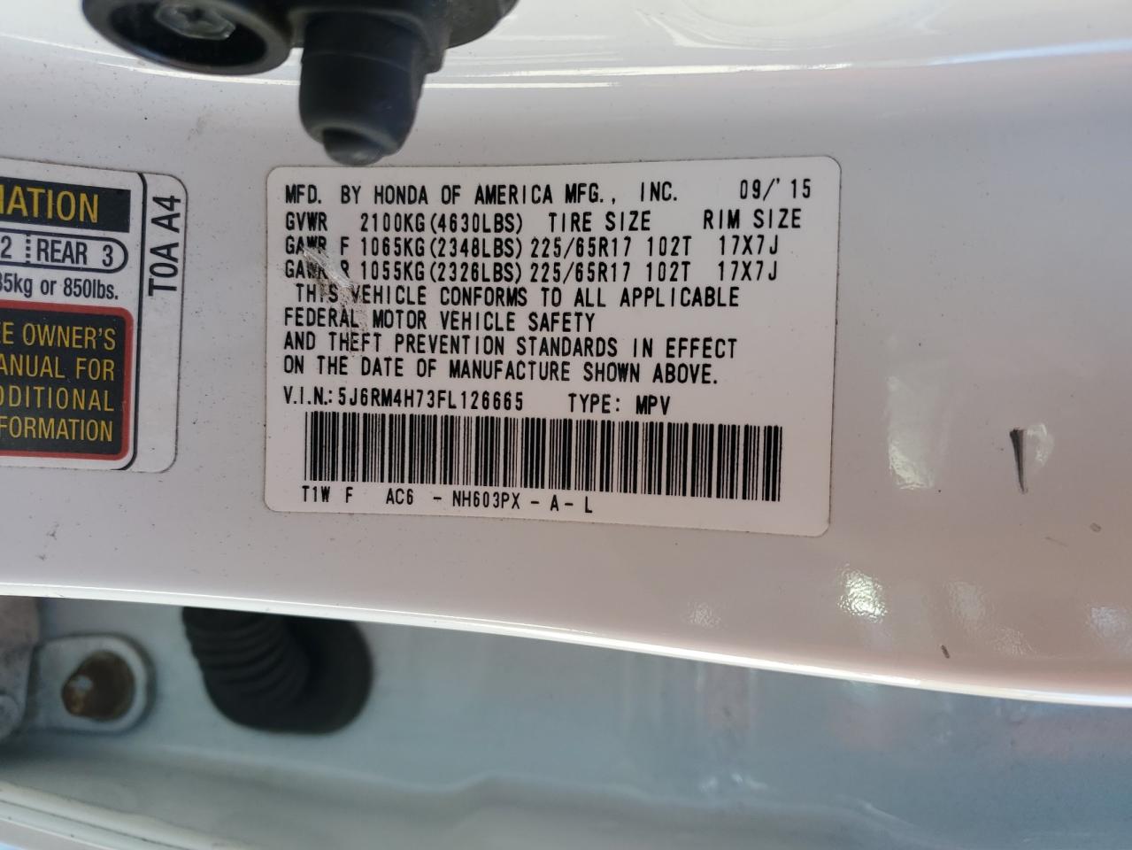 Honda Crv Exl Image 4