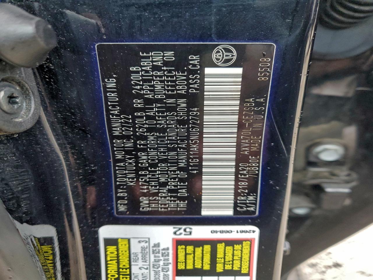 Toyota Camry Se Image 9