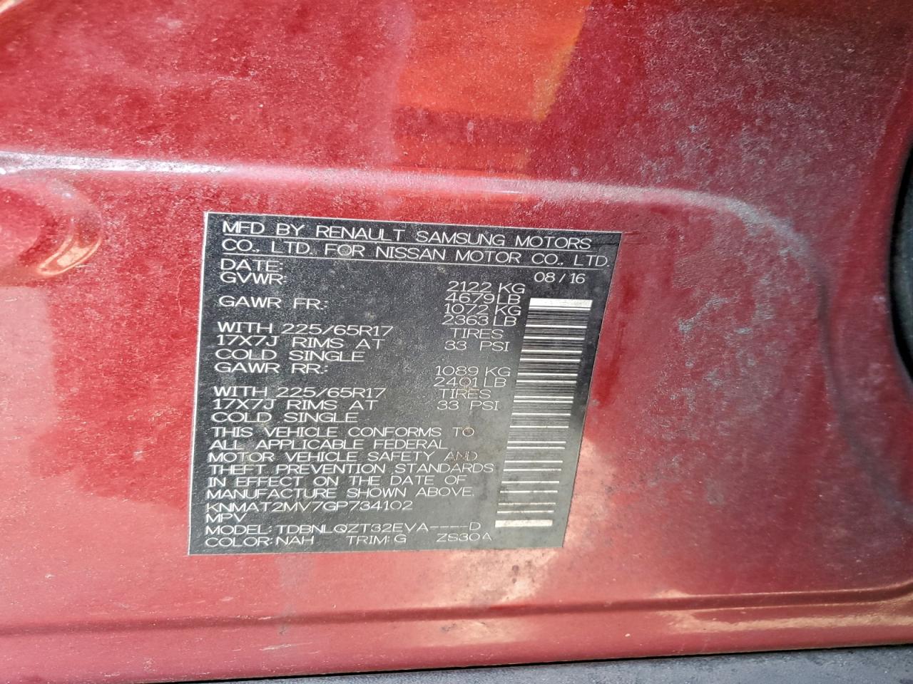 Nissan Rogue S Image 11