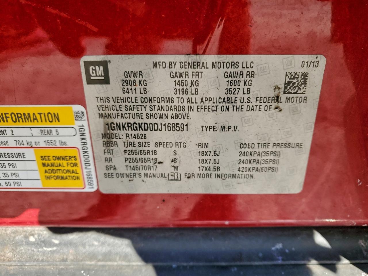 Chevrolet Traverse Lt Image 10