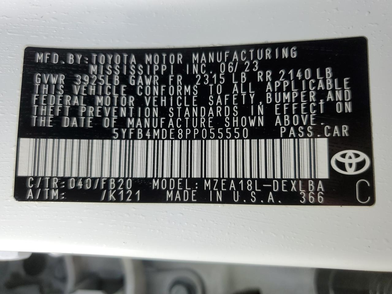 Toyota Corolla Le Image 6