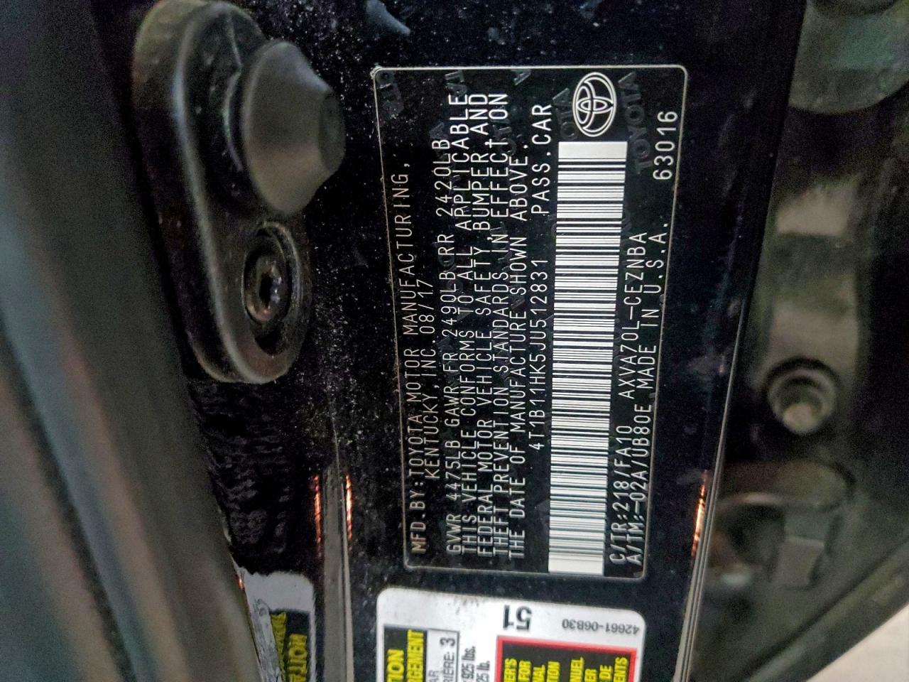 Toyota Camry L Image 12